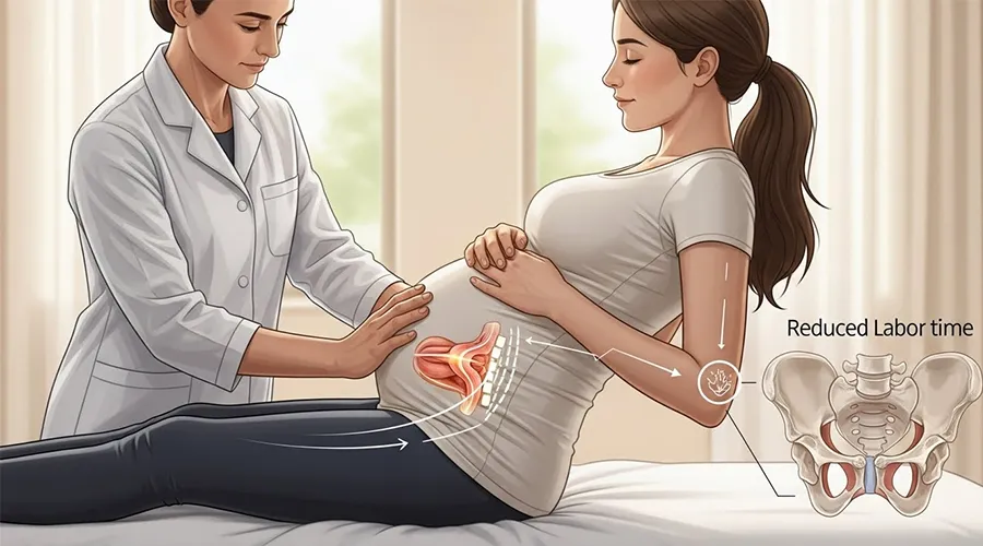 Optimizing Delivery: Pelvic Balance, Webster Technique, and Reduced Labor Time