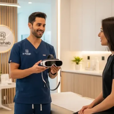 Specialized Migraine Treatment Consultations using Smart Glasses at B-Rehab Clinic, Dubai